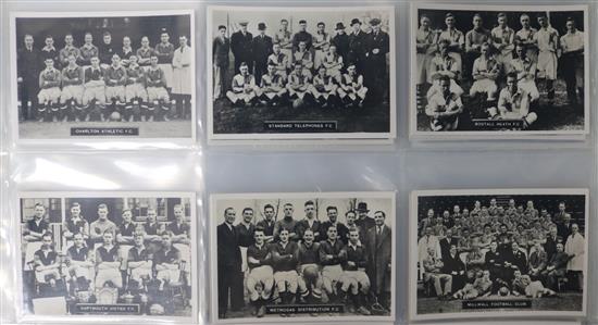 A set of Ardath Southern Football Clubs cigarette cards, (110) and Players Golf 1939 (24 of 25)